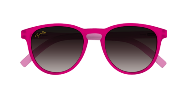 The Classic Kids Sunny- Hot Pink Block Mirror Lens